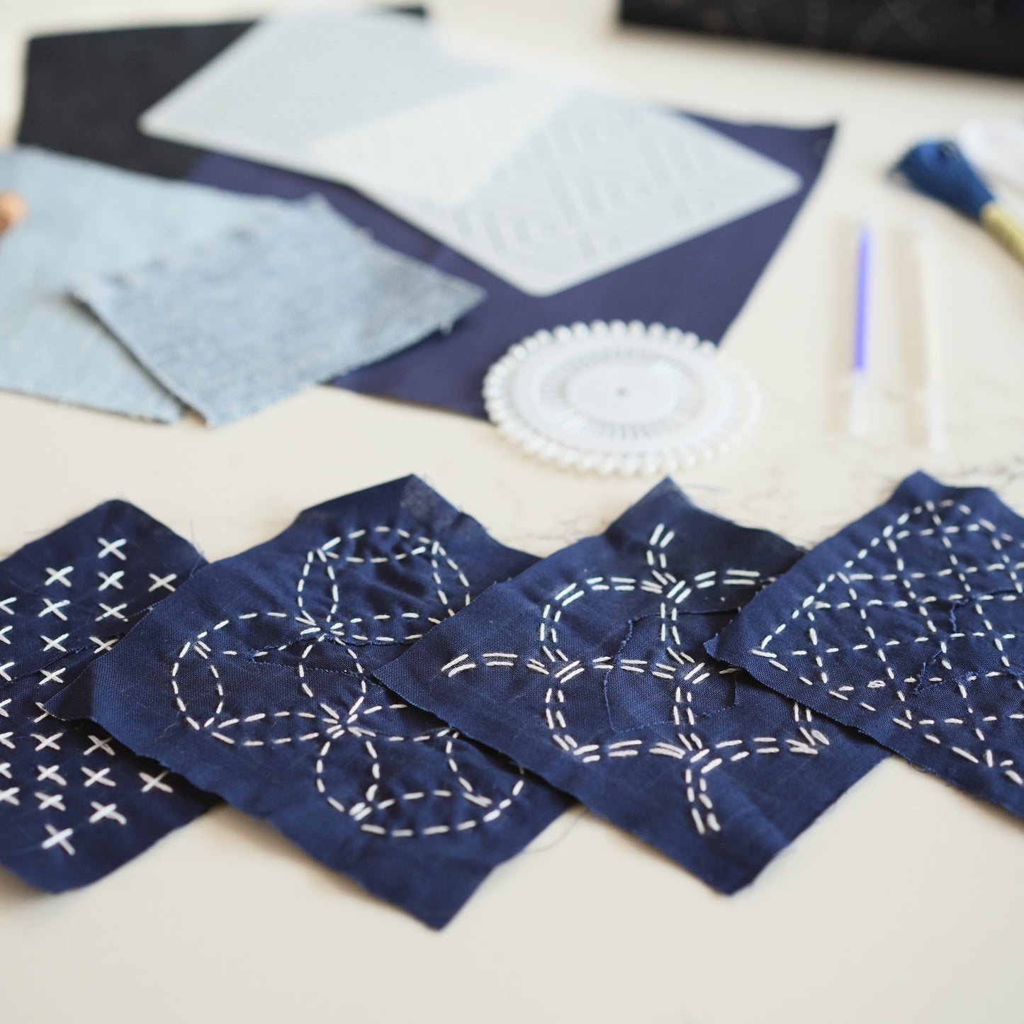 kit de broderie sashiko
