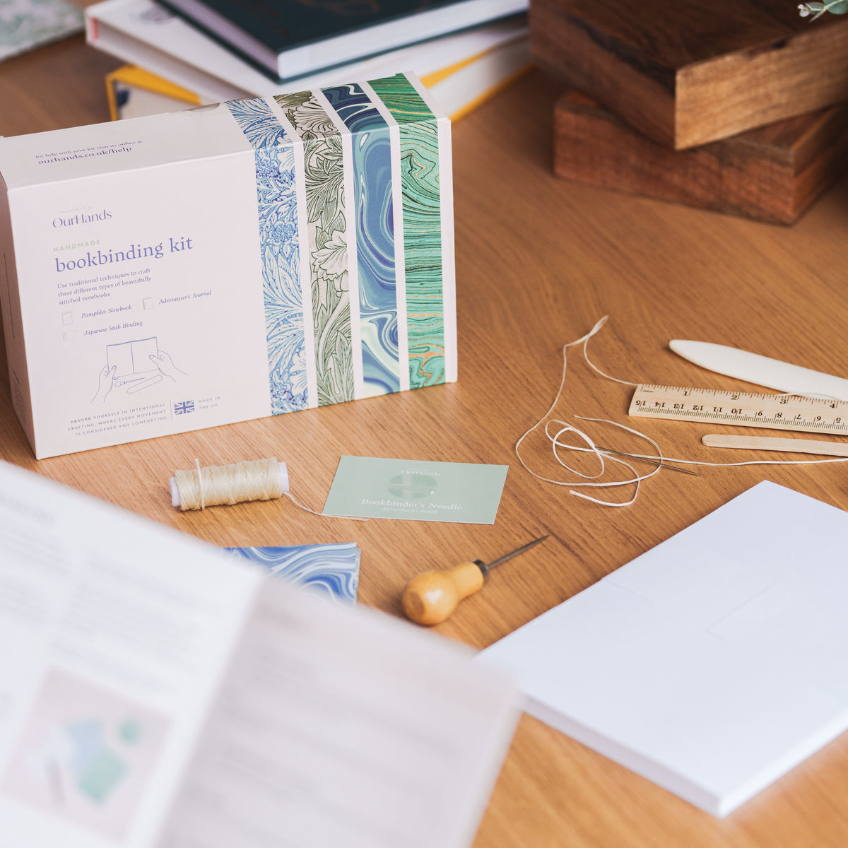 Kit Reliure 11 Pièces YO-HAPPY - Outils Débutant Pour Relier Livres à La Main - Dos En Plastique Pour Artisanat Papier