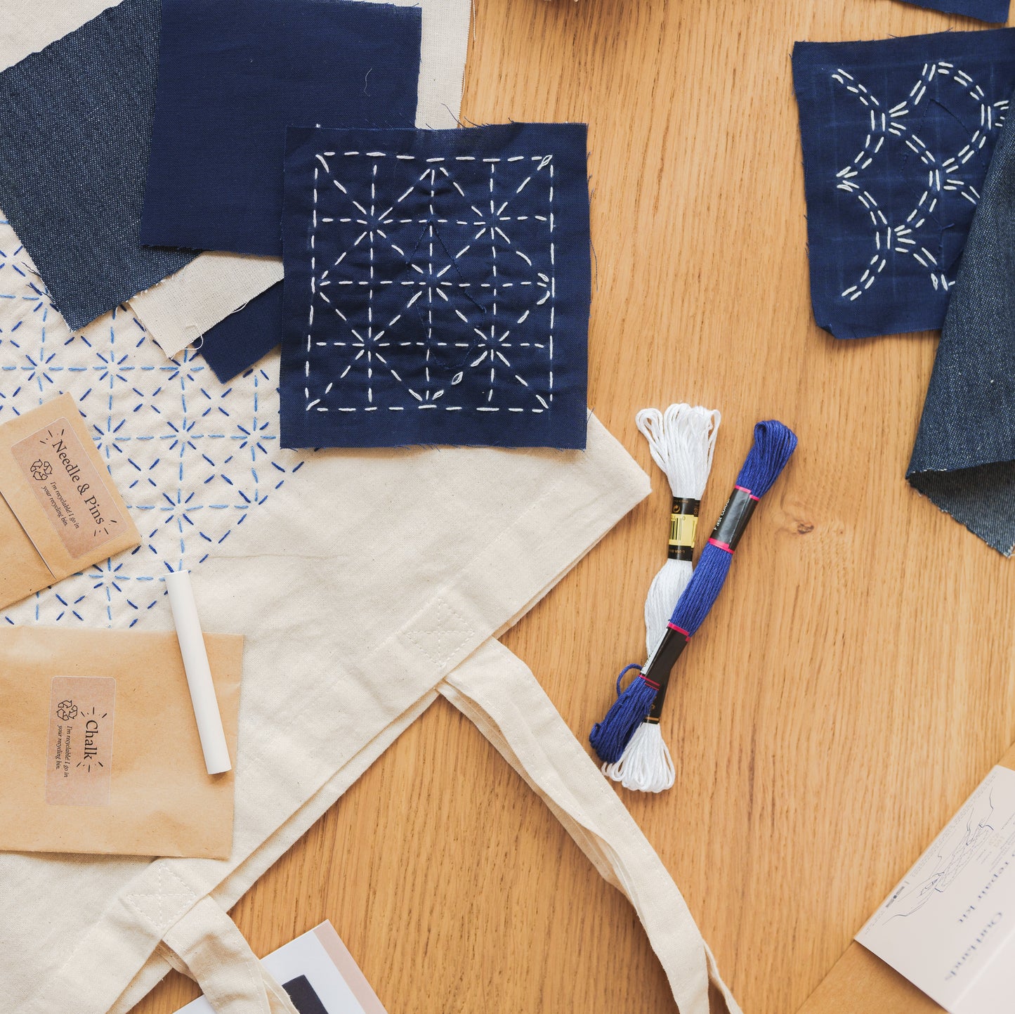 kit de broderie sashiko