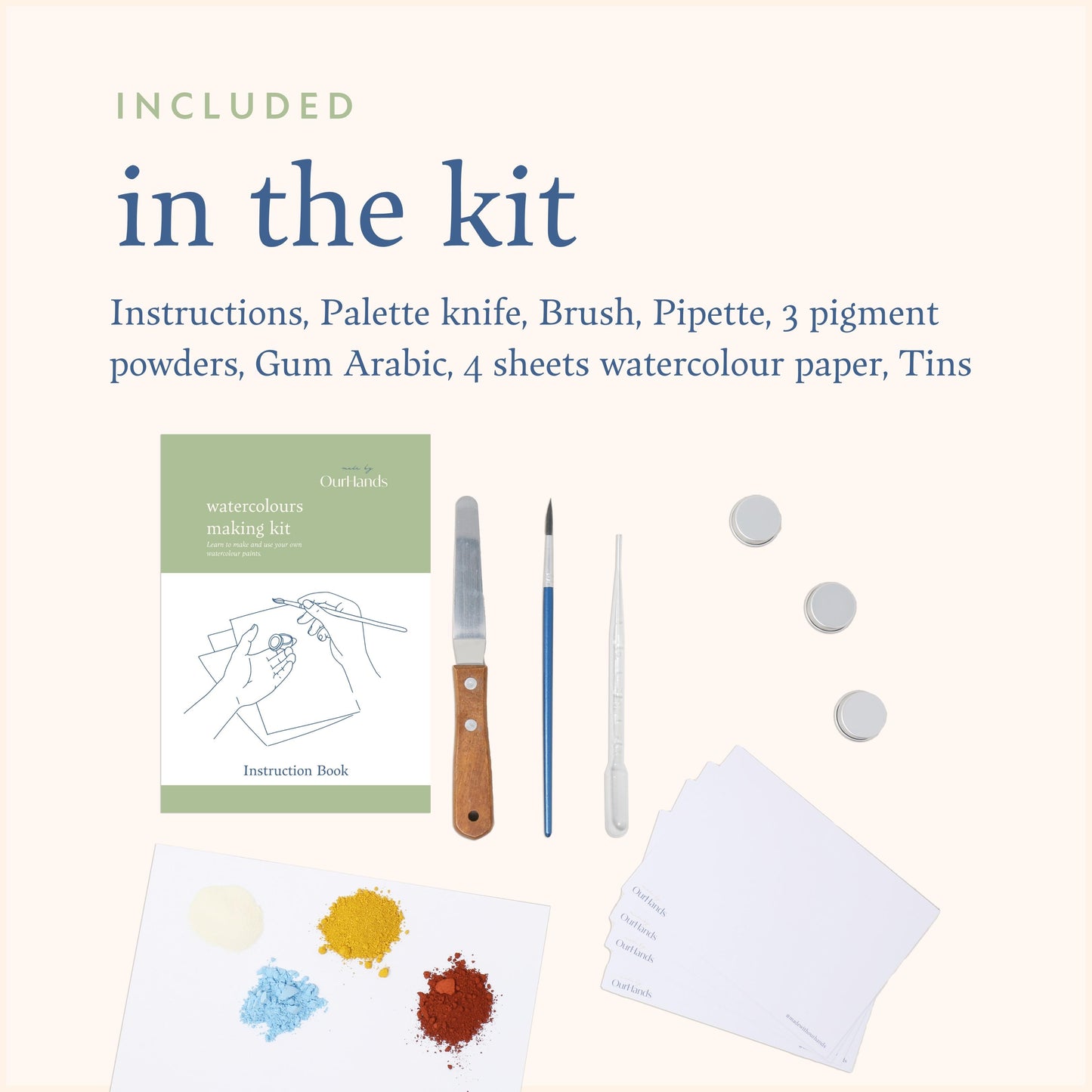 watercolours making kit