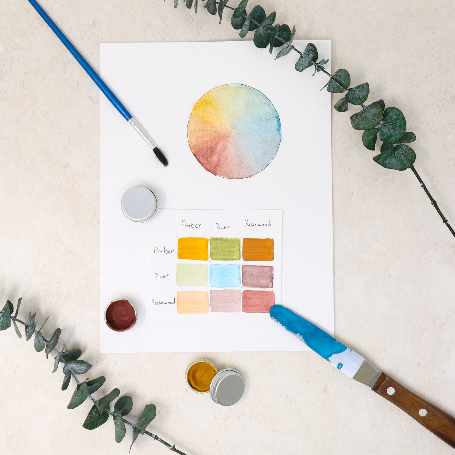 watercolours making kit