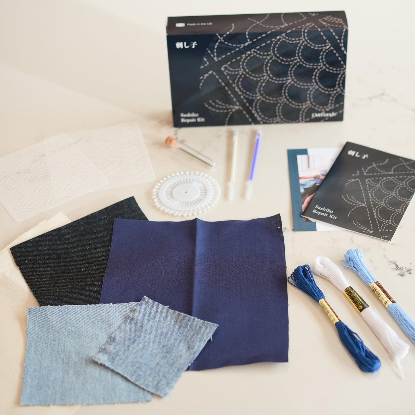 kit de broderie sashiko