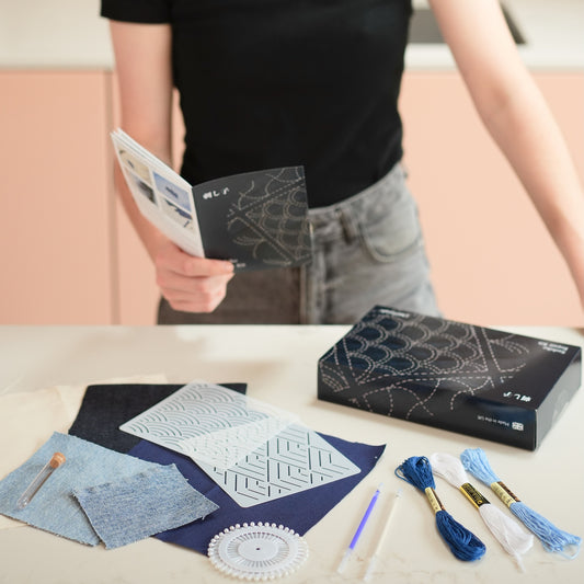 kit de broderie sashiko